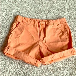 Orange Gap Boyfriend Shorts
